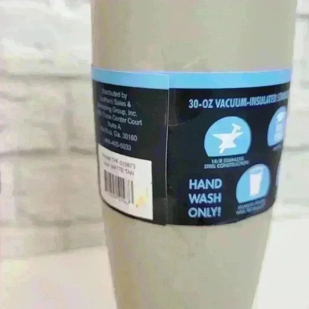 2 Nice 30 oz Vacuum-Insulated Stainless-Steel Pilsner Tumbler - Picture 10 of 10